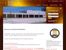 Tablet Screenshot of pearlandbank.com